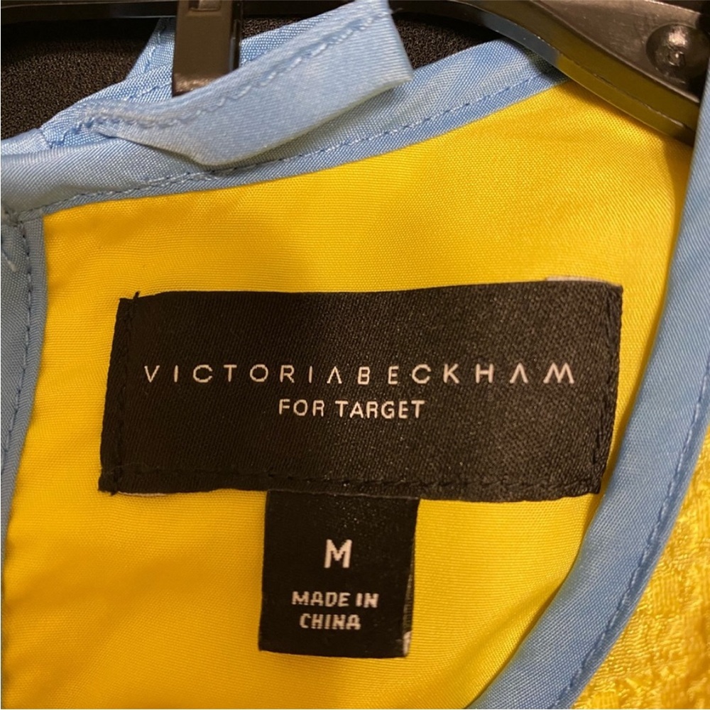 Victoria Beckham for Target yellow/blue dress